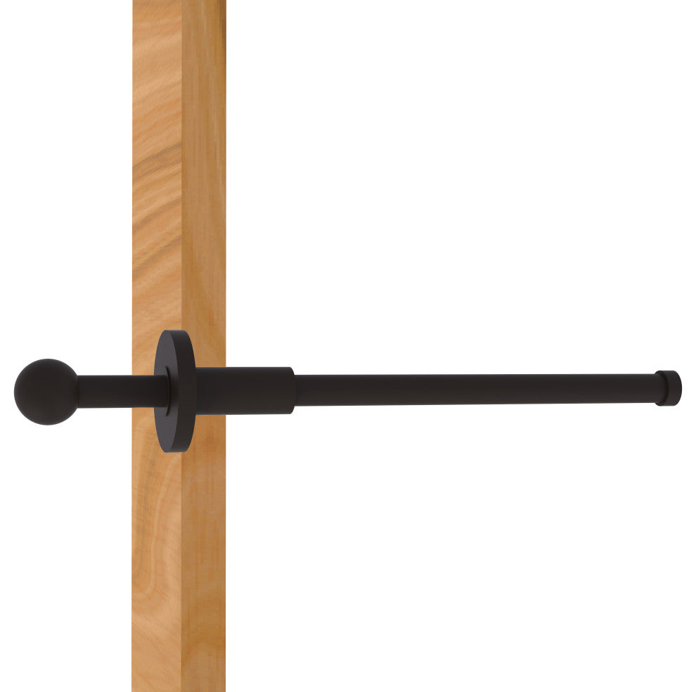 Traditional Retractable Pullout Garment Rod, Oil Rubbed Bronze