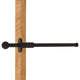 Traditional Retractable Pullout Garment Rod, Oil Rubbed Bronze