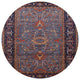 Ahgly Company Indoor Round Mid-Century Modern Area Rugs, 4' Round