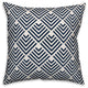Navy Geometric Arrow 20x20 Throw Pillow Cover