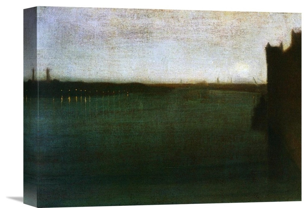 "Nocturne Grey And Gold Westminster Bridge 1871" Artwork, 16"x12"