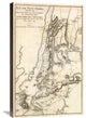 Ile De New York Et Positions Des Armees Americaine Et Britannique, 1776, 19"x30"