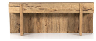 Bingham Console Table, Rustic Oak Veneer