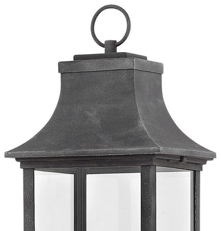 Hinkley Adair Large Post Top Or Pier Mount Lantern, Aged Zinc