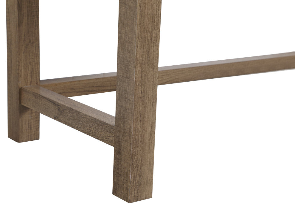 42" ADA Compliant Bathroom Vanity, Natural Oak
