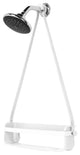 Flex Single Shelf Shower Caddy, White