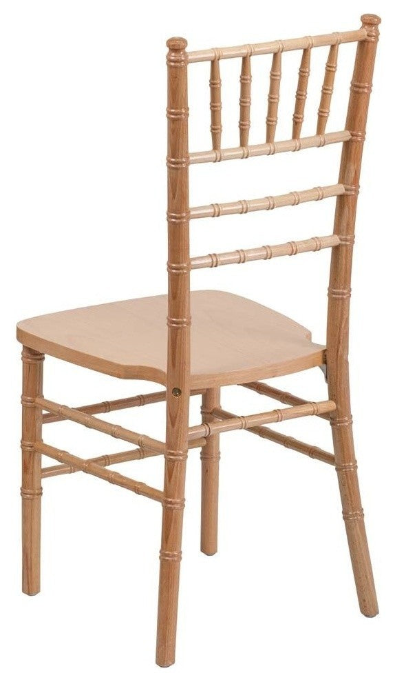 Contemporary Design Natural Wood Chiavari Chair
