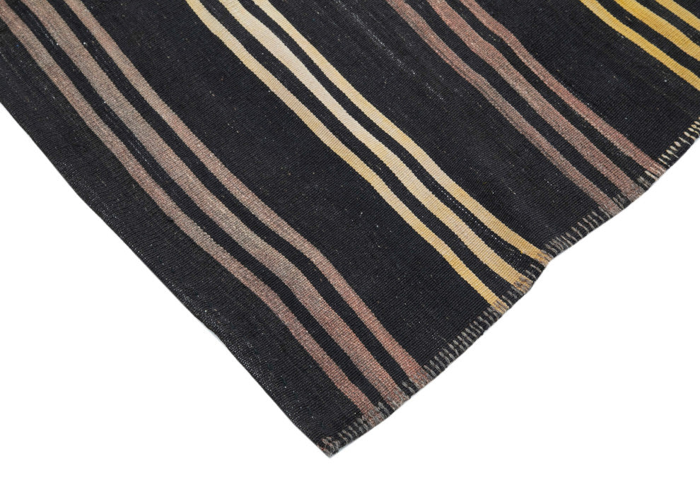 Rug N Carpet - Handmade Oriental 6' 6'' x 10' 1'' Vintage Goat Hair Kilim Rug