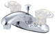 Kingston Brass 4" Centerset Bathroom Faucet, Polished Chrome