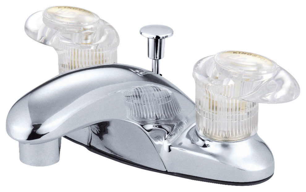 Kingston Brass 4" Centerset Bathroom Faucet, Polished Chrome