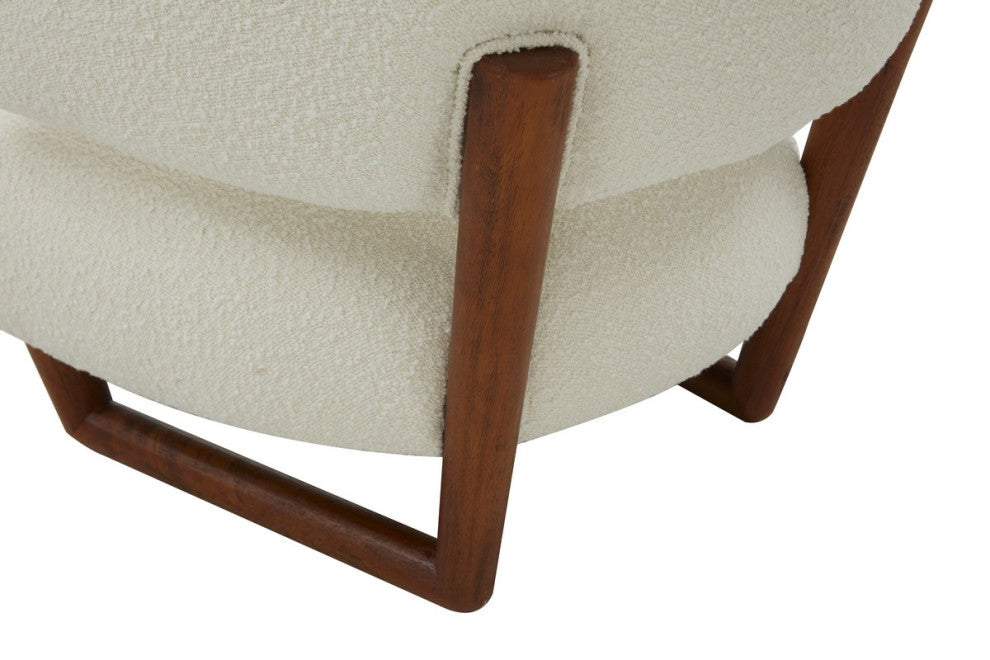 Safavieh Couture Jasmina Wooden Legs Accent Chair