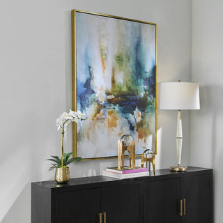 Uttermost 32322 Excursion 56" x 42" Framed Abstract Painting - Multicolored