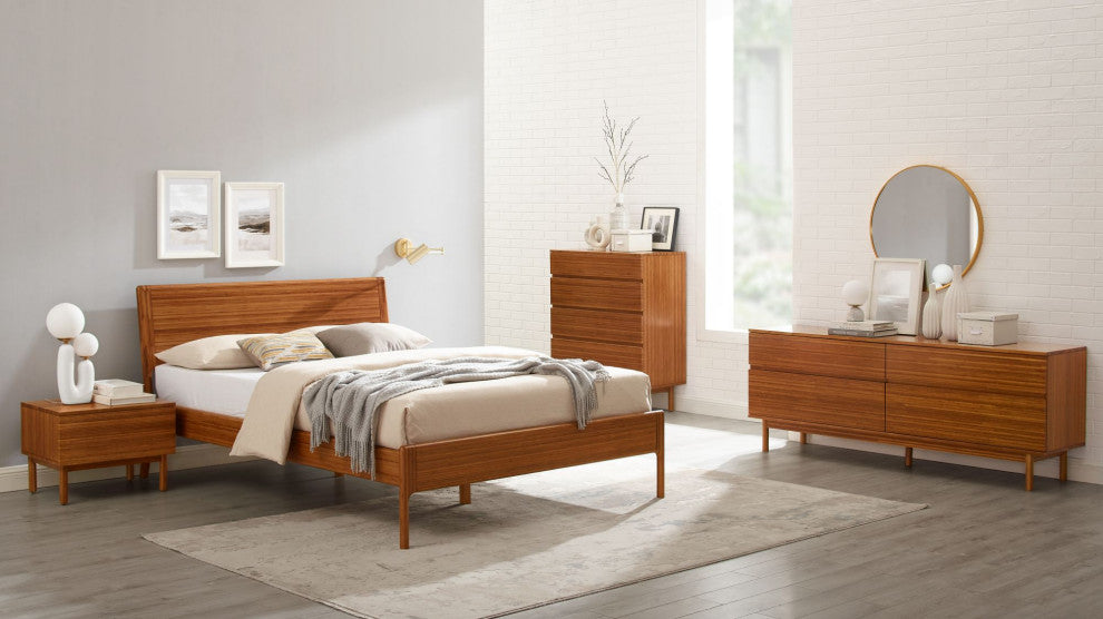 Ventura 4 Drawer Dresser, Amber