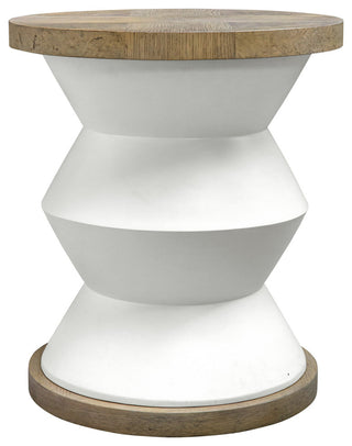 Uttermost Spool Geometric Side table