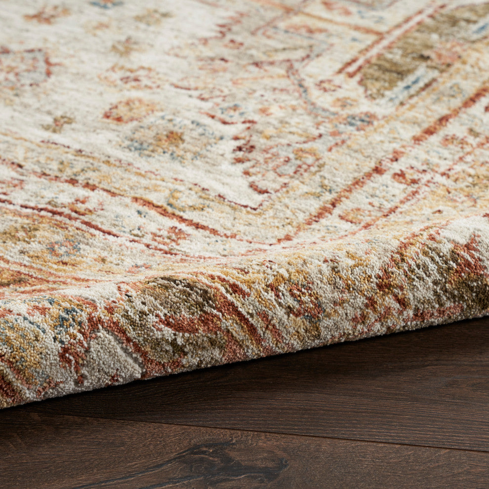 Nourison Home 5'3"x7'8" Petra Ivory Multicolor Area Rug