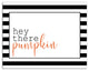 Hey There Pumpkin Print on Canvas