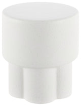 Safavieh CoRoundiz 14.25" Garden Stool, White Speckled