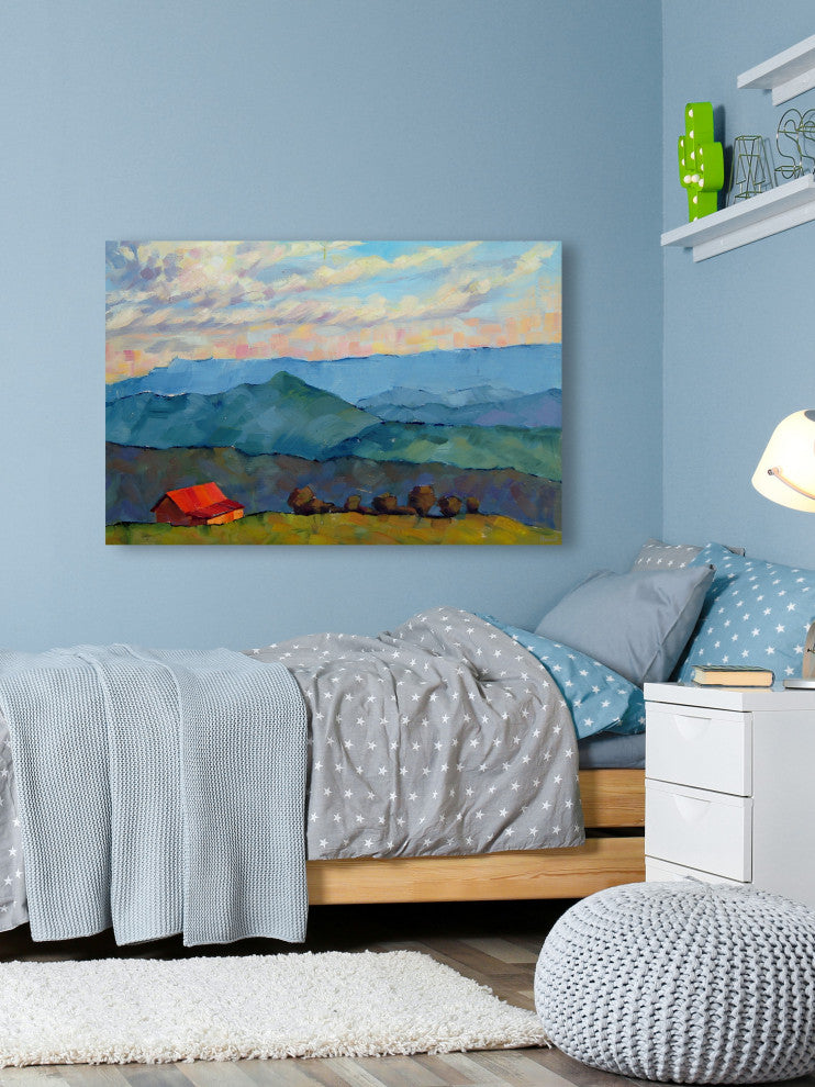 "Your Mountain Is Waiting" Painting Print on Wrapped Canvas, 60x40