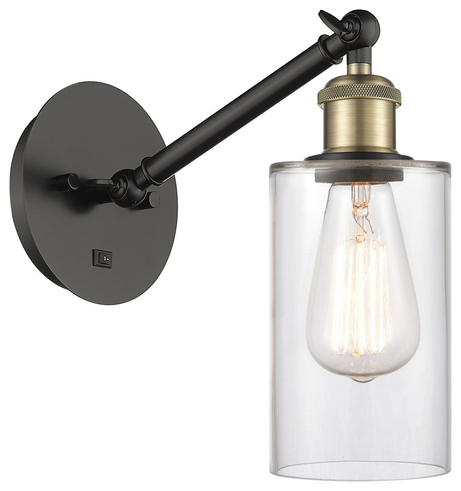 Innovations 317-1W-BAB-G802 1-Light Sconce, Black Antique Brass