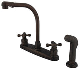 Kingston Brass Centerset Kitchen Faucet, Oil Rubbed Bronze