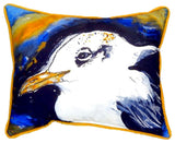 Gull Portrait Left Extra Large Zippered Pillow 20x24
