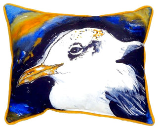 Gull Portrait Left Extra Large Zippered Pillow 20x24