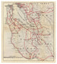 "San Mateo, Santa Cruz, Santa Clara, Alameda, Contra Costa" Paper Art, 16"x18"