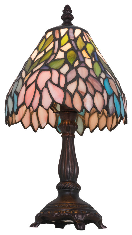 Meyda lighting 27294 14"H Wisteria Mini Lamp
