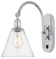 Innovations 518-1W-PC-GBC-84 1 Light 8" Sconce, Polished Chrome