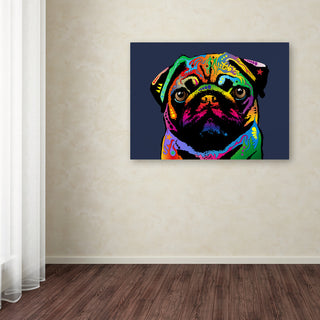 Michael Tompsett 'Pug Dog' Canvas Art, 35x47