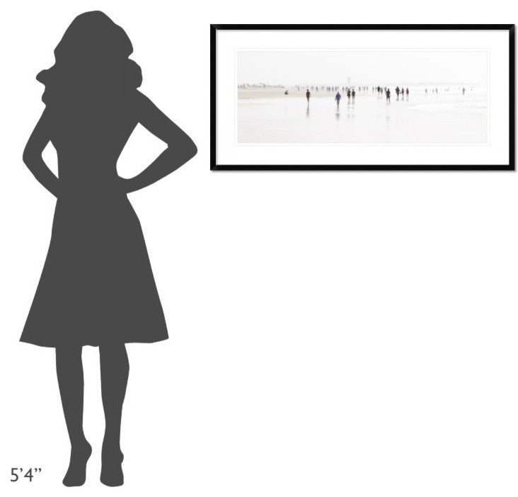 "Costa De La Luz Iv" Framed Digital Print by Anatol Hennig, 44x21"