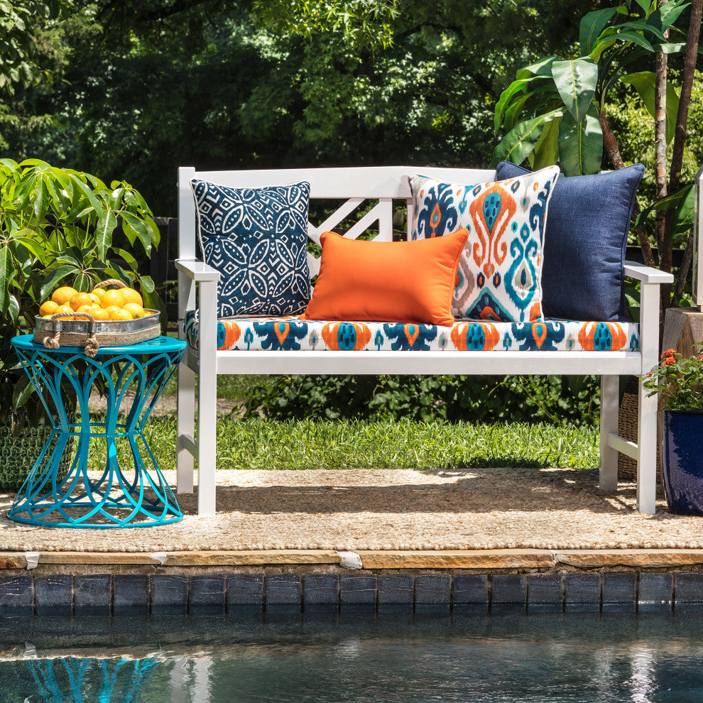 Sundeck Orange 18.5" Throw Pillow, Set of 2