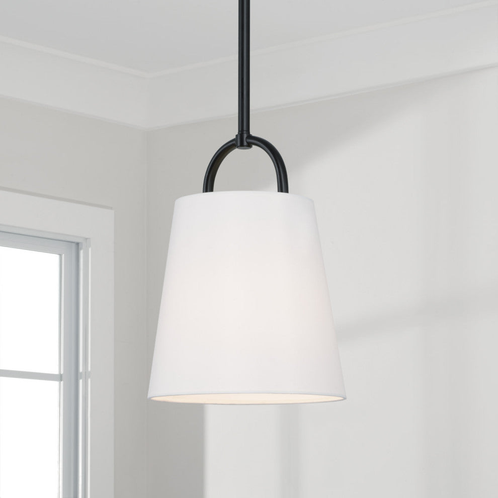 Capital Lighting 349411 Brody 10"W Pendant - Matte Black