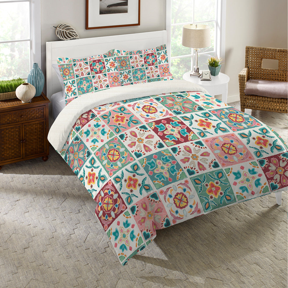 Bohemian Tiles Queen Comforter