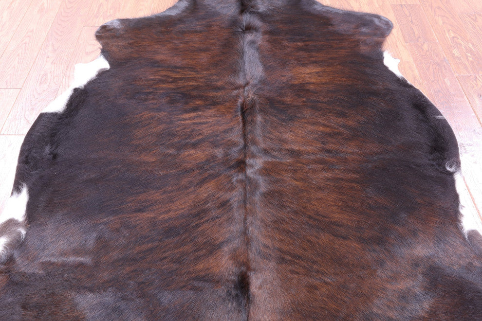 5' 11" X 5' 3" Natural Cowhide Rug C2043