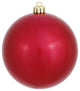 Vickerman N591019Dcv 4" Wine Candy Ball Ornament, 6 Per Bag