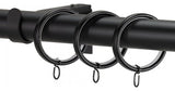 Linea With Rings, Black, 48''