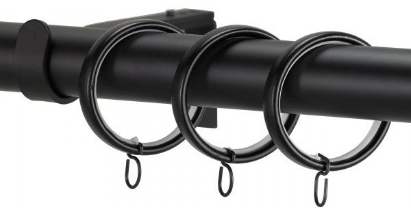 Linea With Rings, Black, 48''