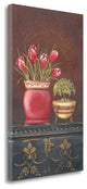 "Asiain Red Crocus Floral" By Jo Moulton, Giclee Print on Gallery Wrap Canvas