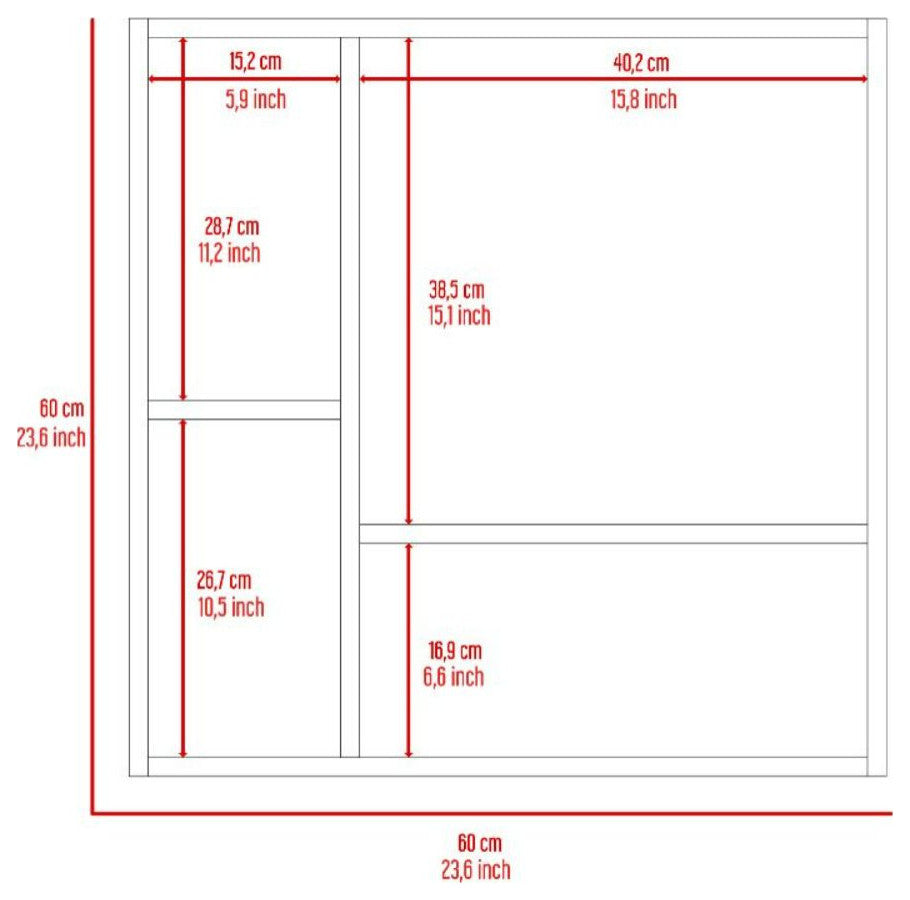 Medicine Cabinet Prague, Bathroom, Light Gray