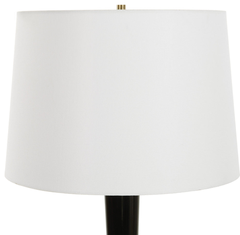 Uttermost 30286 Brielle 35" Tall Accent Table Lamp - Polished Black