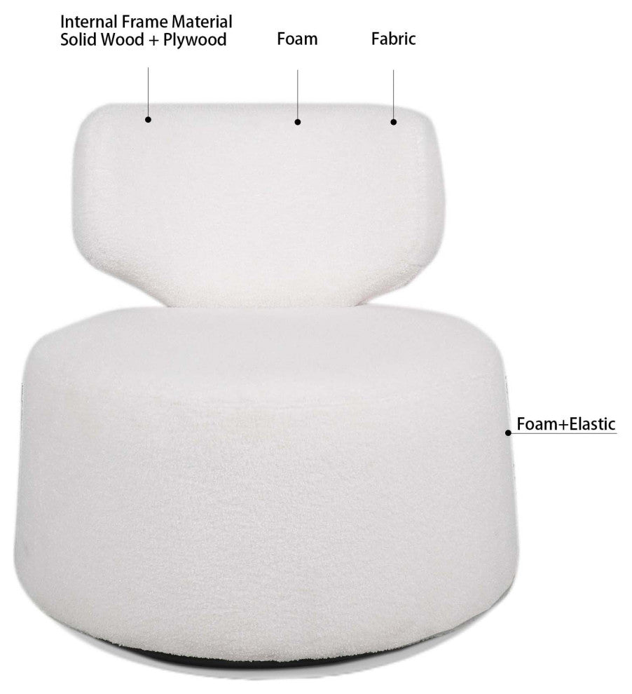 Faux Leather/Fabric Side Chair with Metal Base, White, 29'' X 29''
