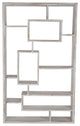 Wooden Multi Tier Wall Shelf, Whitewash
