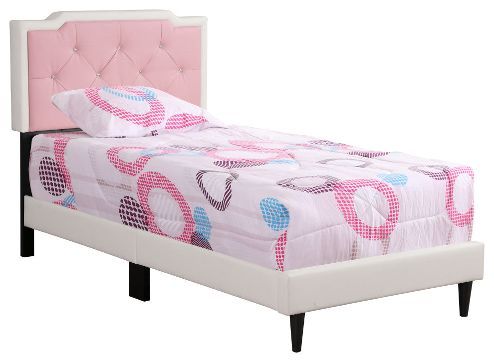 Starlight All in One Bed, Pink/White, Twin