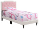 Starlight All in One Bed, Pink/White, Twin