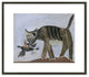 Chat saisissant un oiseau (Cat Catching a Bird)