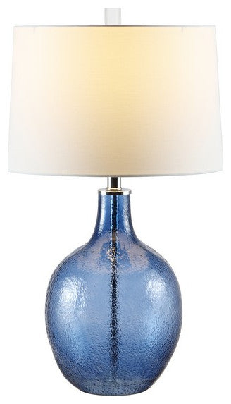 Safavieh Nadine Glass Table Lamp Blue