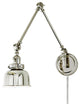 Soho 1 Light Triple Swivel M2 Wall Sconce, Polished Nickel