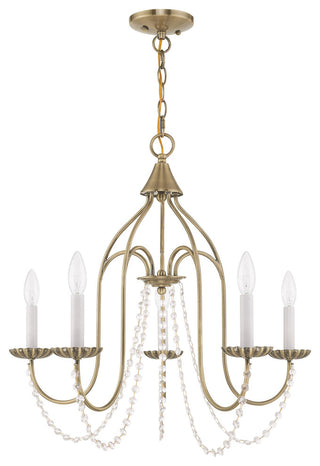Livex Lighting Antique Brass 5-Light Chandelier