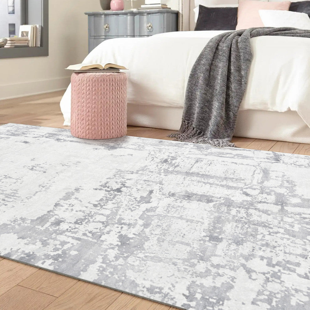Blush, Handmade Area Rug, 5 X 8